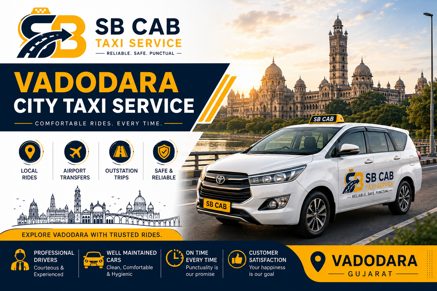 Vadodara taxi service